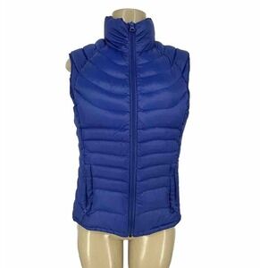 Bernardo Small Women Goose Down Light Blue Puffy Vest Outdoor 4-25